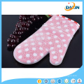 Red DOT Cotton Heat Resistant Silicone Glove